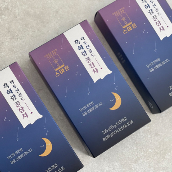 잠잘오는차 흑하랑꿀잠차 락투신골드 명절선물세트