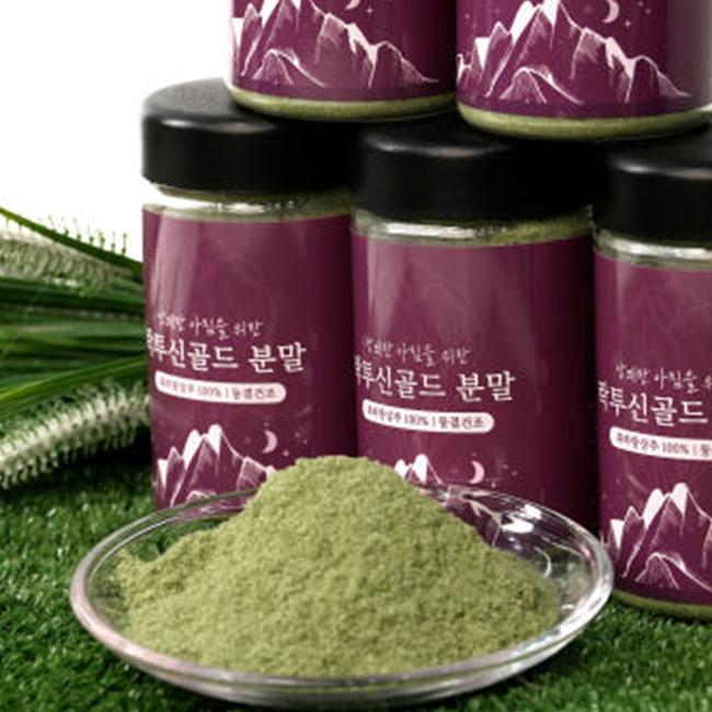 잠잘오는차 흑하랑꿀잠차 락투신골드 분말